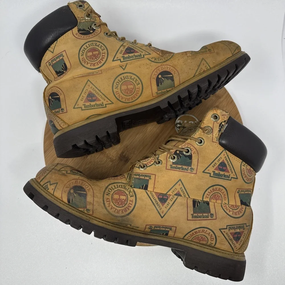 Timberland Expedition Limited Edition 1973 Wheat Nubuck Boots Mens US‎ Sz 11 1/2
